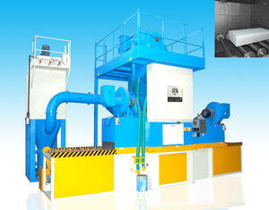 STONE TEXTURING MACHINE AIRLESS BLAST WHEEL MACHINE