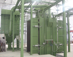 DIABOLA TYPE AIRLESS SHOT BLASTING MACHINE
