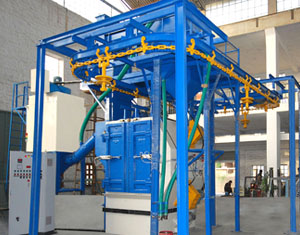 ASH CLOSE LOOP HANGER TYPE AIRLESS BLASTING MACHINE 2