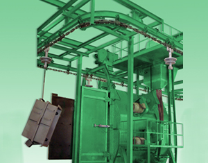 ASH CLOSE LOOP HANGER TYPE AIRLESS BLASTING MACHINE 4