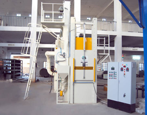 INDEXING HANGER AIRLESS BLASTING MACHINE 2