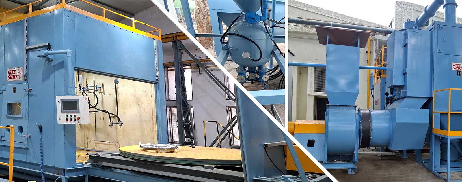shot peening machine
