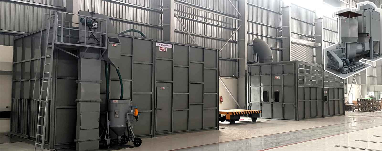shot peening machine