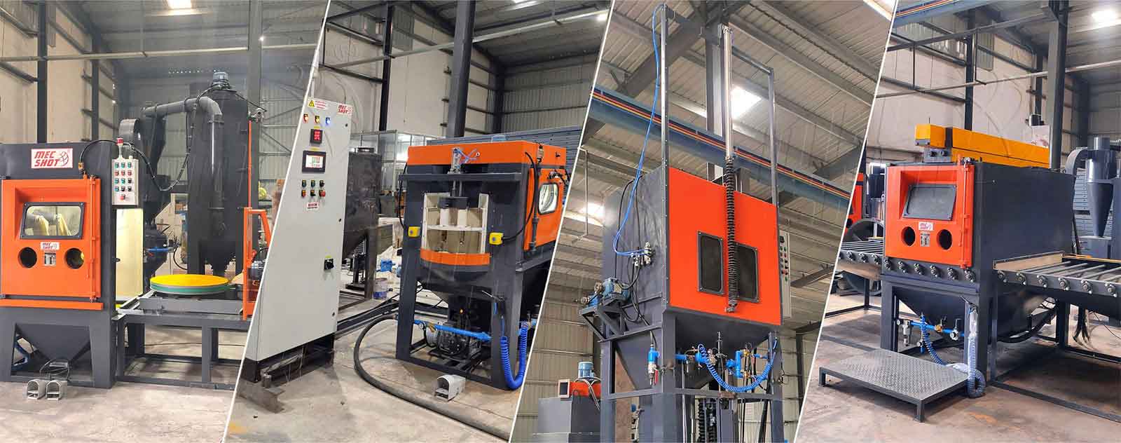 shot peening machine