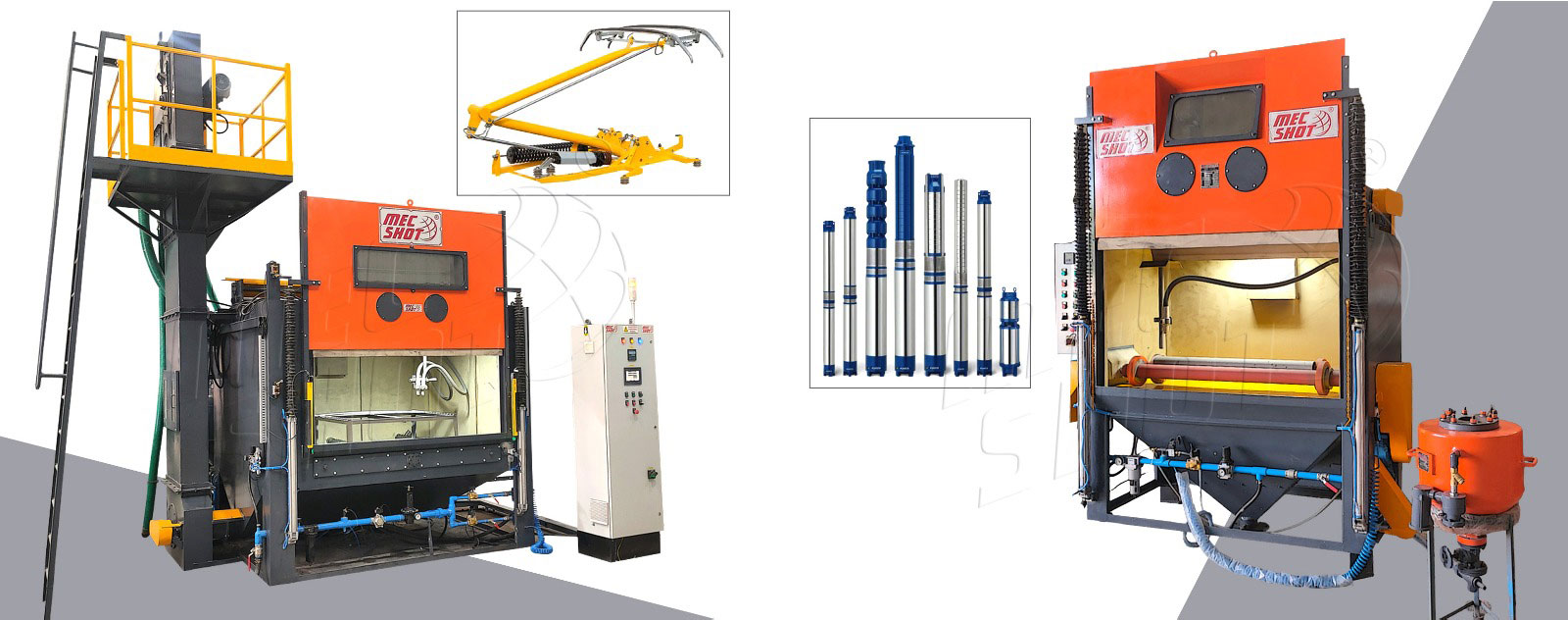 shot peening machine